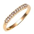 Enchanted Crystals Ring with Genuine Swarovski Crystal - Size: 5-10