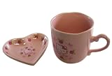 Sanrio Sweetheart Tea Time Hello Kitty Mug and Saucer - Hello Kitty Cup and Tray - Hello Kitty Dinnerware