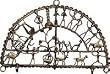 Indian Gifts Metal Craft Unique Handmade Indian Artifacts Gifts and Collectibles Length: 8 inches Width: 12.5 inches