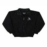 Logo Nylon Jacket W/ Fleece - Black