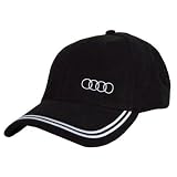 Audi Logo Black Baseball Hat by Audi