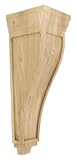 Jeffrey Alexander Arts & Craft Corbel (CORX-3CH) 7-5/8 x 6-3/4 x 22, Cherry