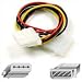 Belkin F2n504-01 1ft Disk Drive Power Ext Cable 4pin M/4 Sok F