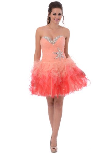 ... 0912tonal-ruffle-short-prom-homecoming-dress-sweet-16-l-peach-coral ... 0912tonal-ruffle-short-prom-homecoming-dress-sweet-16-l-peach-coral