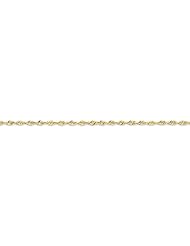 10k Yellow Gold 30in 2.0mm D/C Extra-Lite Rope Necklace Chain. Metal Wt- 6.5g