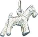 schnauzer9 - Sterling Silver Schnauzer Charm