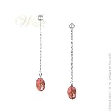WILLOW GOLD: *PINK TOURMALINE DEWDROP EARRINGS*