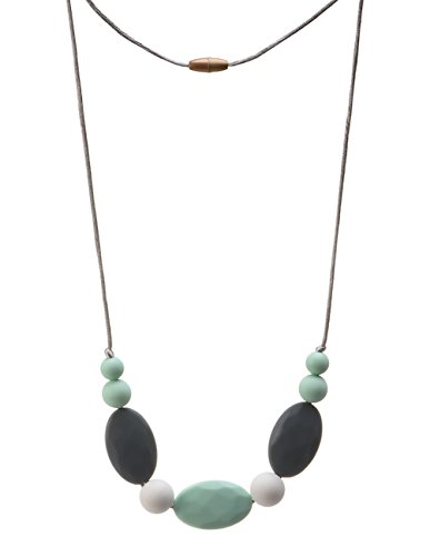 Blulu Silicone Teething Necklace for Mom to Wear