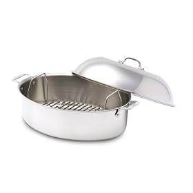 Click here to buy All-Clad Stainless Oval Roaster with Lid and Rack by All-Clad.