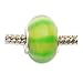 A single colourful glass, spinning bead-charm with full 5mm opening. Silver plated with 925 sterling silver. 100% money back........ Only £2.50 postage no matter how many items you include in a parcel