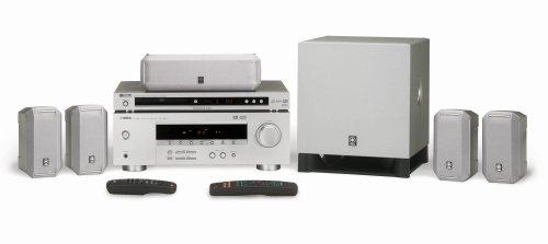 Electronics: Yamaha YHT 470SL 5.1 Channel DVD Home Theater System, Silver