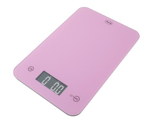 AmericanWeighONYXSlimDesignKitchenScale,11-Poundby0.1-Ounce,Pink