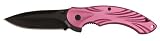 United Cutlery UC2761 Black Ball Assist Folder, Pink