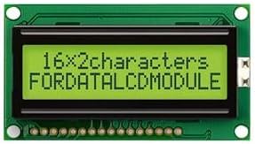 FORDATA FDCC1602L-NSWBBW-91LE LCD DISPLAY, 16X2, 3V, WHITE, NEG, BL