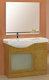 Dreamline Ceramic Bathroom Vanity DLVRB-125-RO Red Oak color W 38 1/4'' x H 33 1/2'' x D 20 1/2''