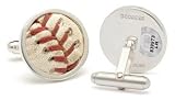 Tokens and Icons MLB Game-Played Baseball Team Cufflinks (Dodgers)