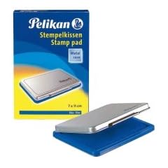 Pelikan 331017 Stempelkissen 2, getr�nkt, 110 x 70 mm, blau