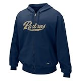 San Diego Padres Nike Team Sports MLB Full Zip Tackle Hoody