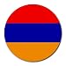 Armenia Flag Round Mouse Pad
