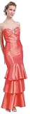 Strapless Sweetheart Neckline Bridesmaid Formal Prom Gown Dress
