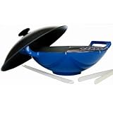 PaylessCookware Quality Enamel Cast Iron Wok 4qt