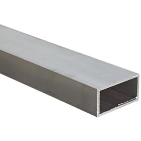 Aluminum 6063-T52 Rectangle Tube 1.5" x 3" x 0.125" Cut to 12"