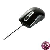 iBUFFALO 光学式有線マウス USB接続 Sサイズ 延長ケーブル付 ブラック BSMOU05SBK