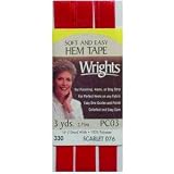 SOFT & EASY HEM TAPE 1/2 3 YARDS-SCARLET