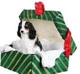 King Charles Cavalier Spaniel Gift Box Christmas Ornament