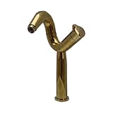 〔INK-0303054G〕　吐水口タッチ式 トールタイプ　混合水栓　ゴールド（金）