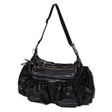 egg by Susan Lazar Faux-Leather Diaper Bag - Black