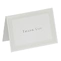 Pearl Border Thank-You Cards - White
