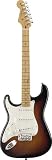 Fender Stratocaster American Standard Series 170155703 Electric Guitar, Left Handed, 2 Tone Sunburst