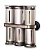 Kitchen & Housewares : Zevro MSR800 Zero Gravity Magnetic Spice Rack (6 silver canisters)