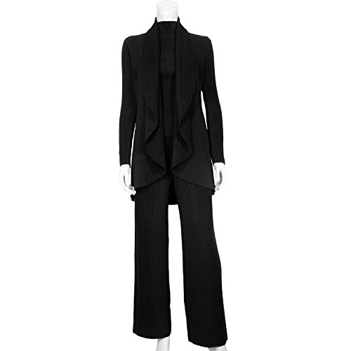 SPECCHIO(スペッチオ) ブラックフォーマル ロングジャケット パンツスーツセット 3-31号対応