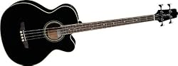 Takamine G Series EGB2S-BK Acoustic Electric Bass Guitar, Black
