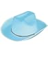 Light Powder Blue Cowboy Cow Boy Felt Costume Party Hat