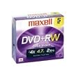 4X Rewritable DVD+RW (5 pack)