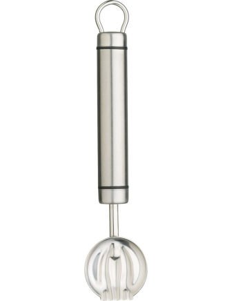 Kitchen Craft Professional Stainless Steel Short Oval Handled Butter Curler