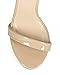 Delicious Women's Jaiden Faux Nubuck Leather Wide Strap Single Sole Heels 4