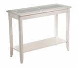 WINSOME TRADING-17240-Bianca Hall Table, Frosted Glass top