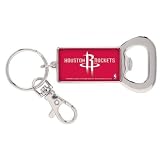 Houston Rockets Bottle Opener Keychain