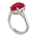 925 Sterling silver jewellery ring withruby Gemstone.Size 7