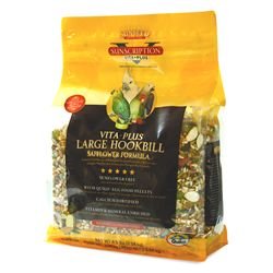 Sun Seed Vita + Plus Large Hookbill Safflower Formula (25-lb bulk bag) by Sun Seed