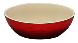 Le Creuset Stoneware Oval Serving Bowl, Cerise  from LE CREUSET UK LTD