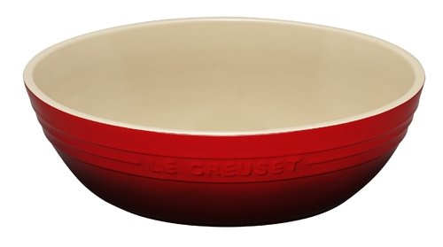 LE-Creuset Ovale Schüssel Kirschrot-LEC Ofenfestes Kochgeschirr Aus Steinzeug Poterie