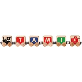 TimberToot 4 letter name with Engine and Caboose by TimberToots