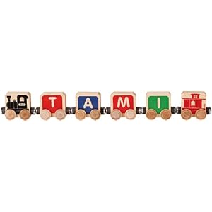 TimberToot 4 letter name with Engine and Caboose by 
