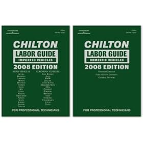 Chiltons 142350 - Chilton Labor Guide 2008 Edition: Domestic and Import Set - Chilton's - 142350