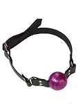 Small Purple Ball Gag - D Ring